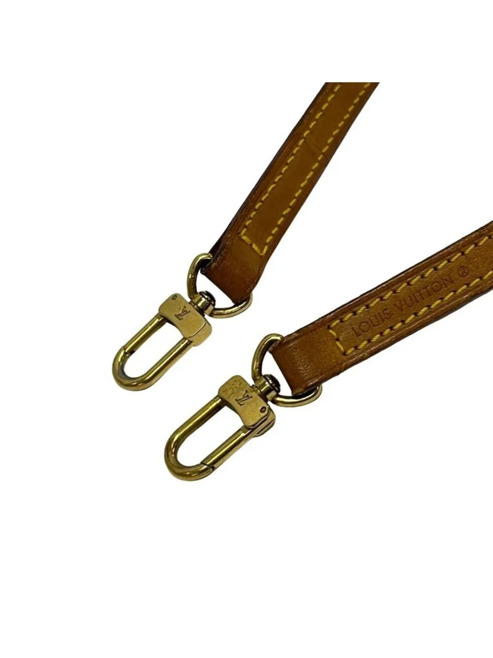 Louis Vuitton Shoulder Strap Vachetta Leather Beige